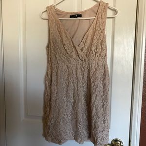🌾Cream lace dress